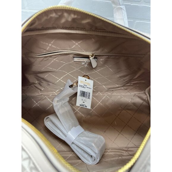 Michael Kors weekender travel bag XL light cream multi new - Picture 6 of 11